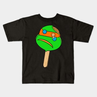 Ninja Popsicle - Mikey Kids T-Shirt